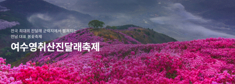 여수 영취산 진달래축제